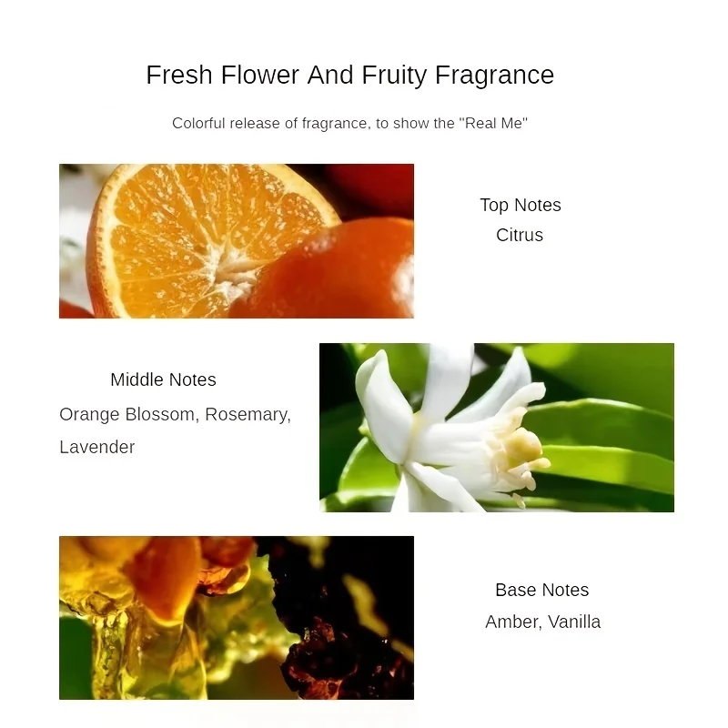 Luxury Perfume For Women Flower And Fruity Scent Light Perfume Long Lasting Fragrance Spray For Daily