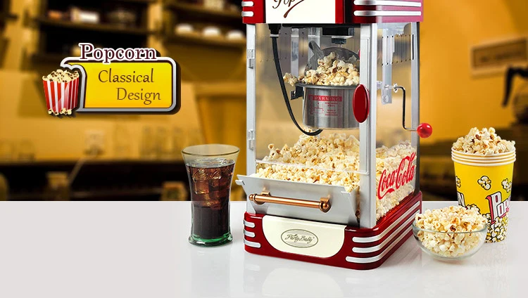 Wholesale High Quality Commercial Automatic Caramel Making Electric Popcorn Machine