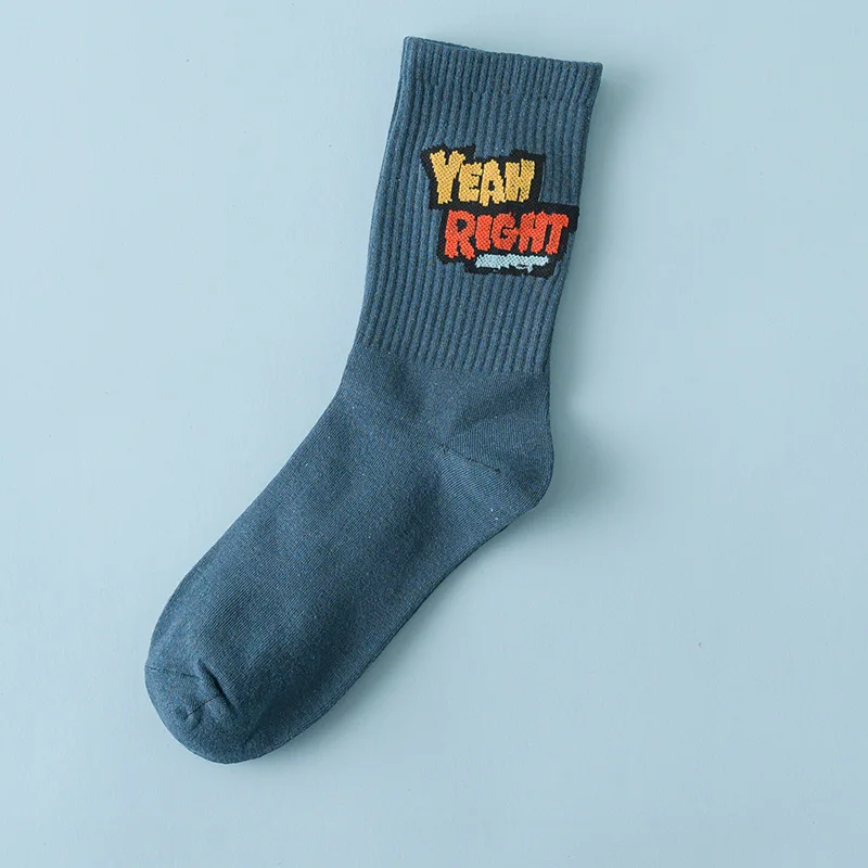 TKing Custom Design Knit Logo Socks Wholesale Custom Made Men Socks Customised Cotton Socks