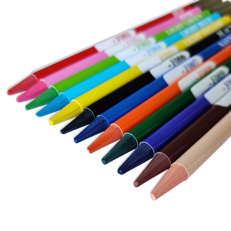 Art supplies woodless colored pencil 12 color pencils for kids