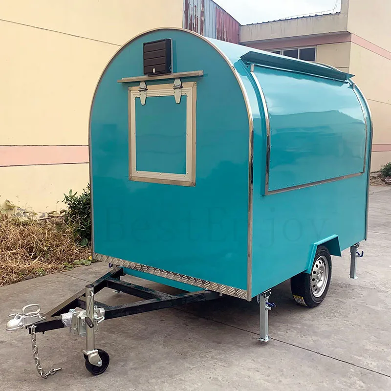 Steel End Custom Small USA Australia New Zealand Europe AU NZ EU concession carts kiosk van fast food trucks mobile food trailer