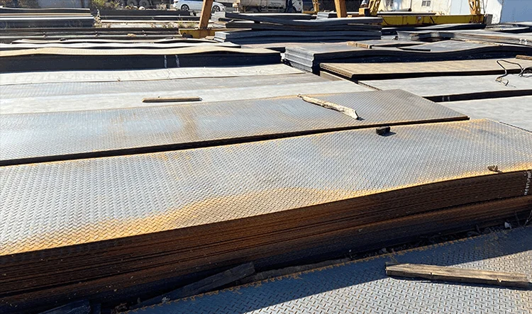 China ss400 chequered plate mild carbon,steel chequered sheets,chequered high standard plate