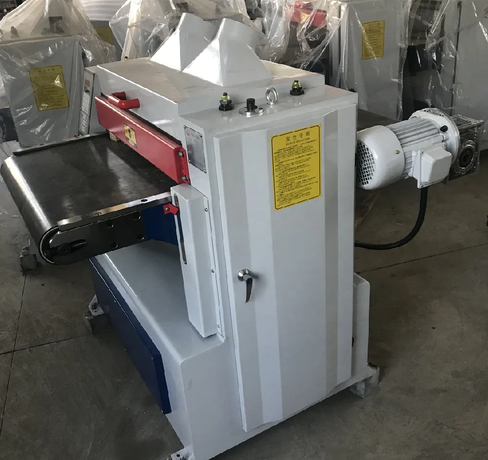 Woodworking automatic belt feeding heavy duty thickness planer
