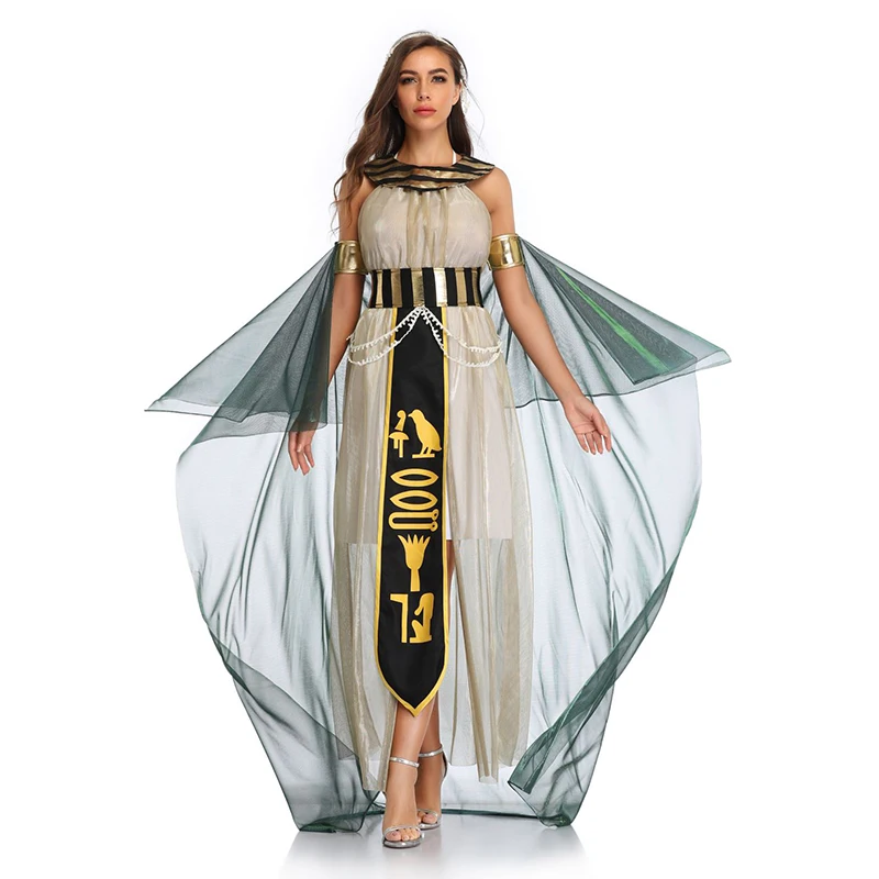 ecoparty Costumes Women Sexy Egyptian Queen Adult Cosplay Stage opera performance Sexy Halloween Costumes For Women