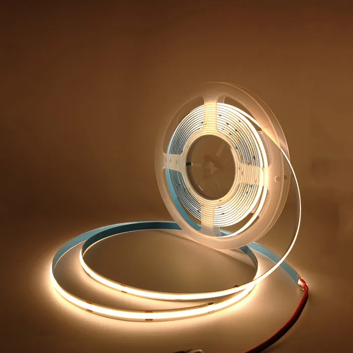 In Stocks CRI 90 480LED/M 24V 5M 3000K 4000K 6500K No Dots COB LED Strip Light for Bedroom