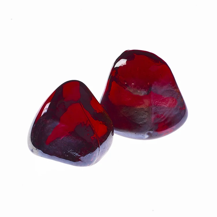 Outdoor fire pit decorative multi color glass rocks glass fireplace stone