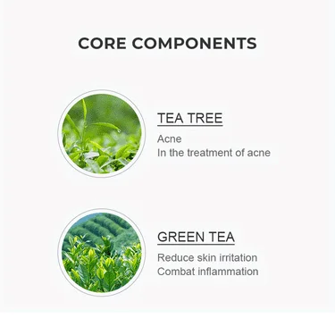 Tea Tree Essence Oil Desalinates Acne Marks Hydrating Repairing Removing Acne Cleaning Repairing Skin Facial Essence Oil 30ml