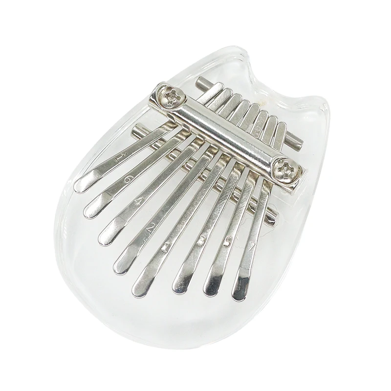 
10 key kalimba piano kalimba mini 8-tone acrylic student hand pluck kalimba thumb piano girl 