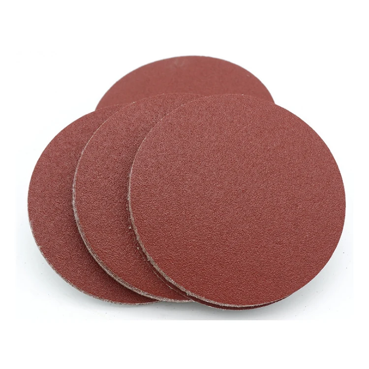 High quality Zirconia Aluminum Oxide 125mm 5 Inch 8 Hole Hook And Loop Abrasive Sanding Disc Round Sand Paper