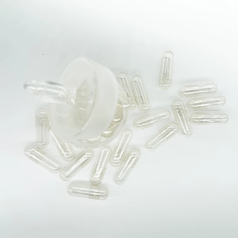 Size 0 Capsule shell bovine GELATIN CAPSULE FILLING POWDER TRANSPARENT WHITE