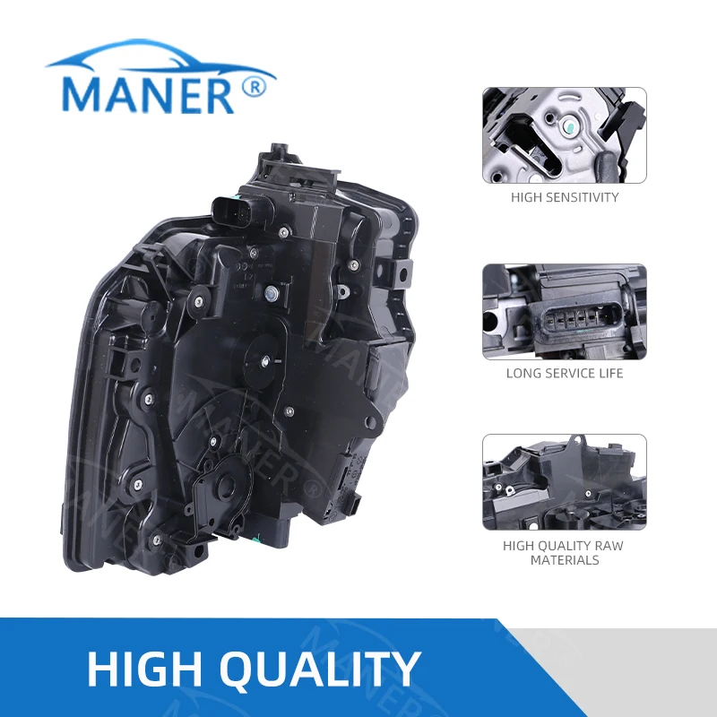 MANER High Quality Auto Parts Front left central door lock OE 51217281949 For BMW 7series X5 X6 G11 G12 F15 F85 F16 F86