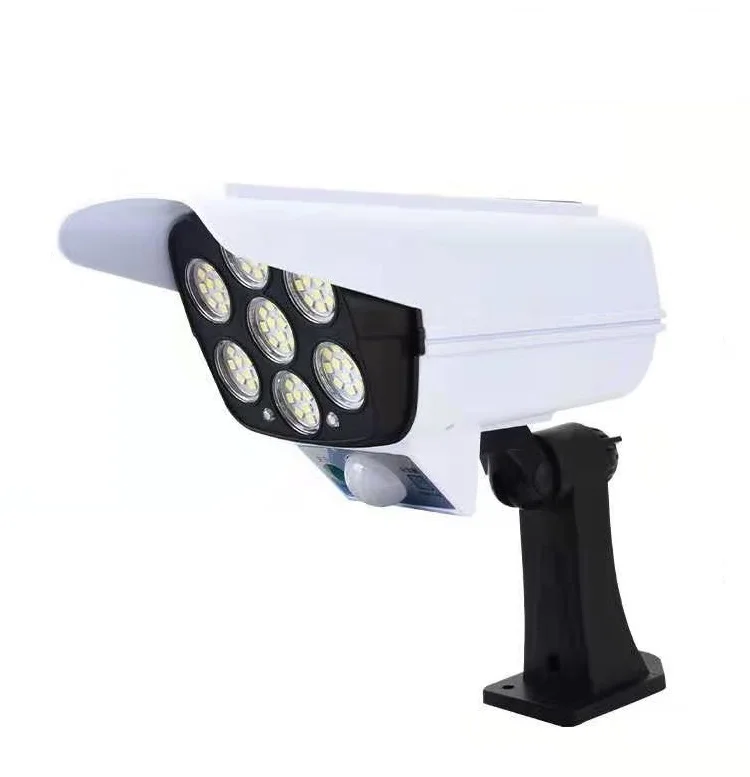 
Solar Lights Outdoor Spotlights Rotatable IP65 Waterproof for Porch Garden Patio Yard Garage Simulated Camera Solar Wall Lamps 