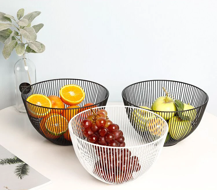 DSH Factory Supply High Quality Fruit Basket Metal Wire Storage Basket fruit basket