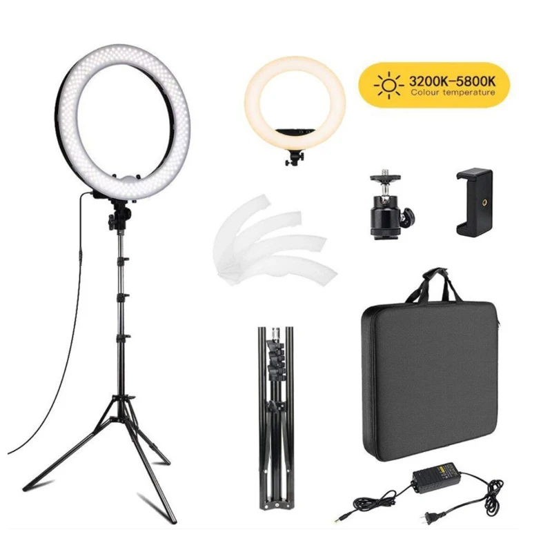 Old Model 18 Inch 55w Light Ring Photography Studio 5500k Dimmable Ring Light For Live Show Led Ring Light