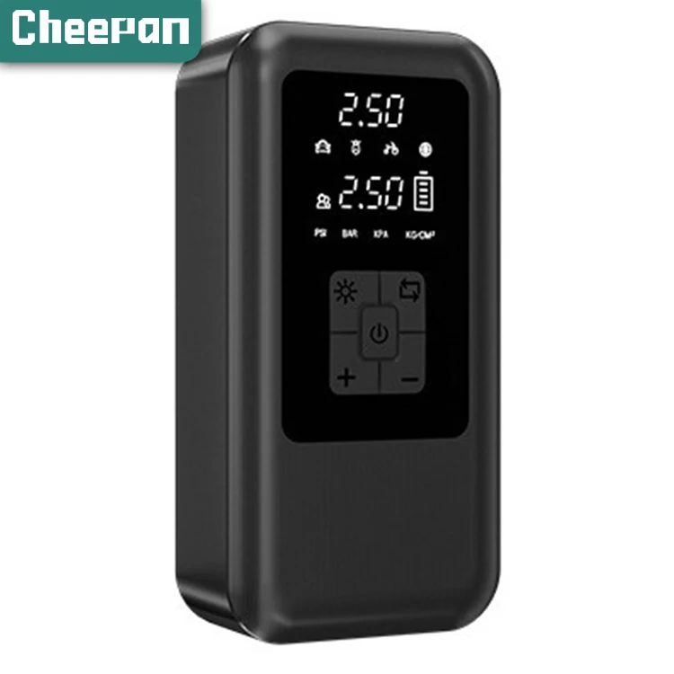 CHEEPAN 120 PSI Air compressor battery Portable Electric Car Tire Inflator Mini Digital Electric Air Pump