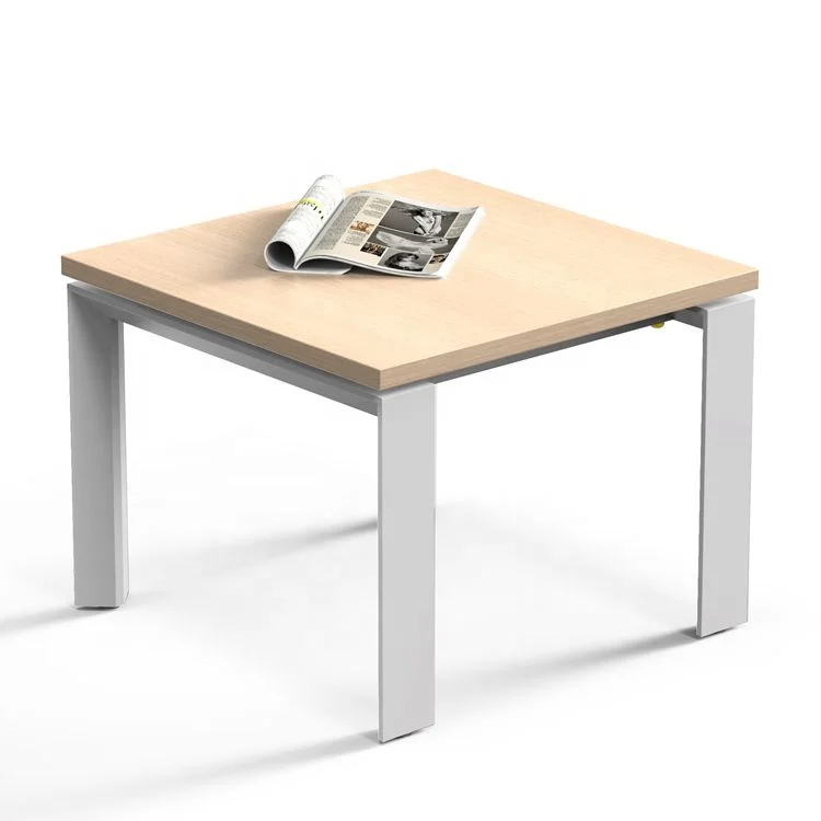 Offices Design Sofa Side Table MFC Furniture Wood Table Modern for Reception Furniture Table