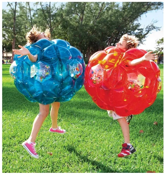 Человеческий надувной бампер для тела, Пузырьковые футбольные мячи, уличная игра, гигантский человеческий хомяк, бампер для тела, Зорб-мяч для детей