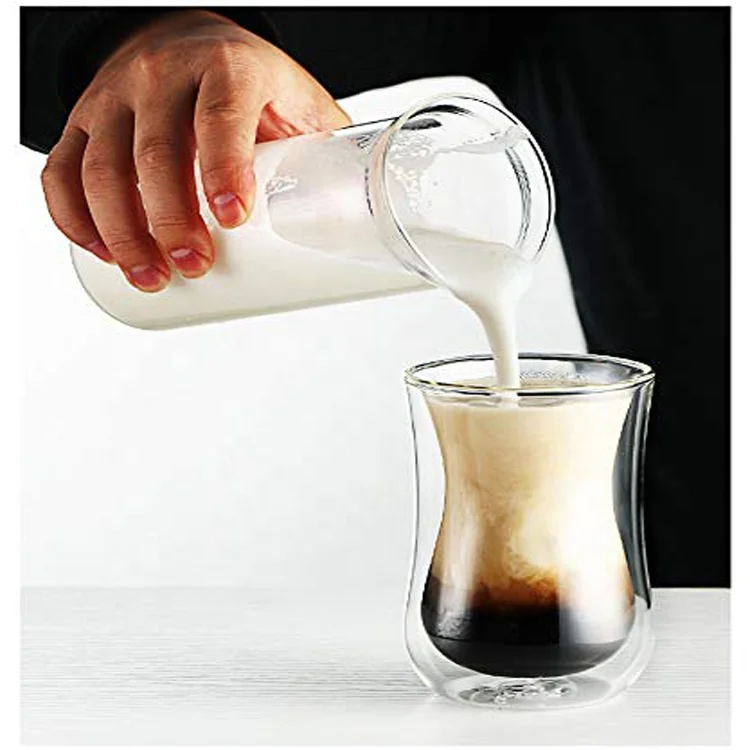 New develop automatic milk shake mixer machine milk frother with pot