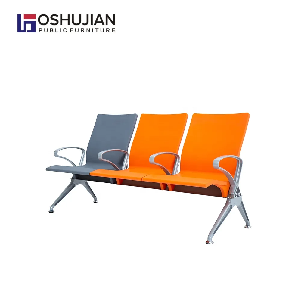 Airport Chair 3 Seater Waiting Chairs For Hospital Clinic Aluminum Public PU seating
