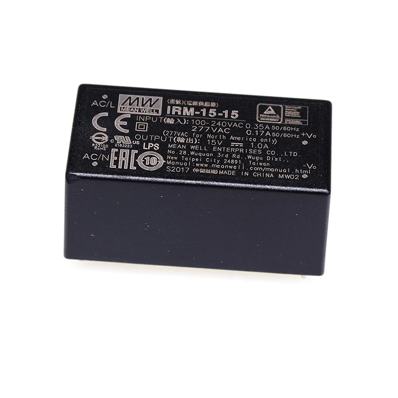Meanwell  Output 5V Open Frame  IRM-15-5 3A 15W Single Dc Power Supply