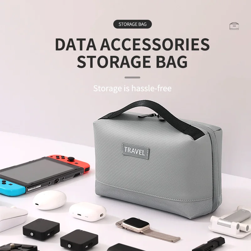 Cable Management Accessory Organizer Bag multifunctional usage storage bag with several pockets