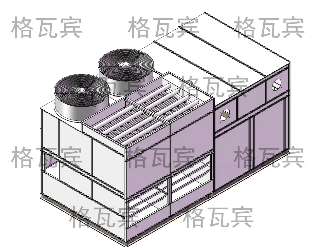 
ammonia refrigeration compressors evaporative condenser 