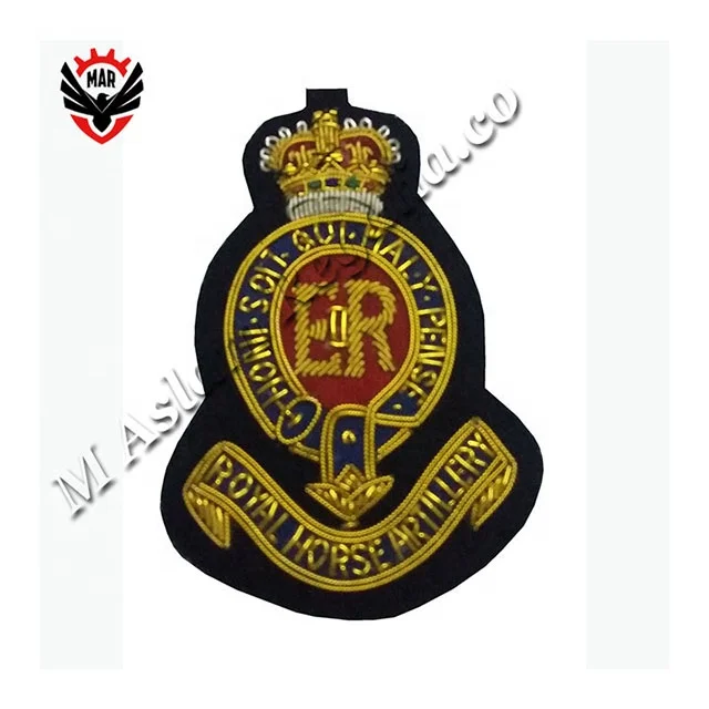 University of Notre Dame Bullion Wire Hand Embroidery Pocket Badge