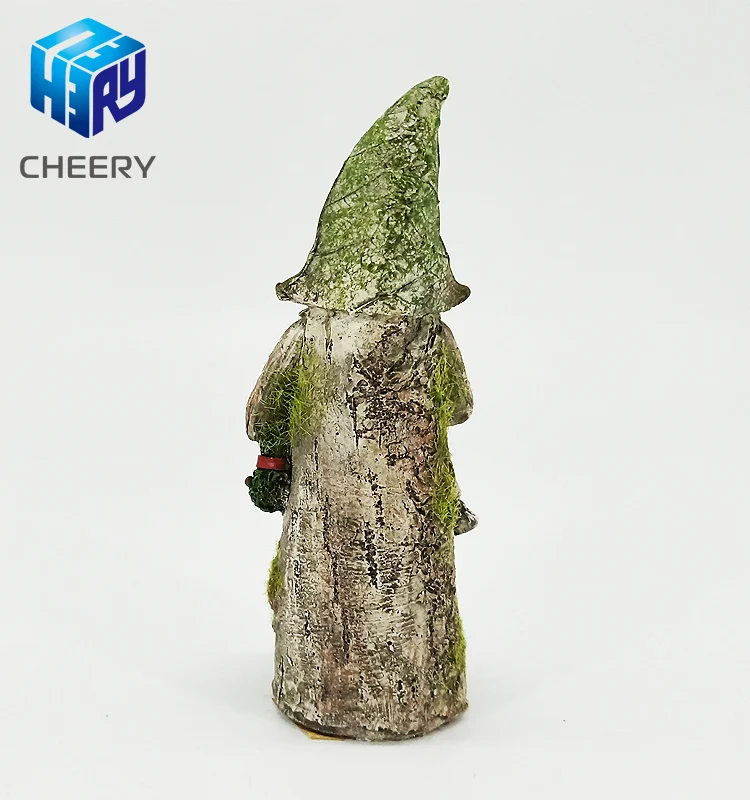 2021 New Popular Design Clear Garden Gnome Decorations Crafts Custom Statue Resine