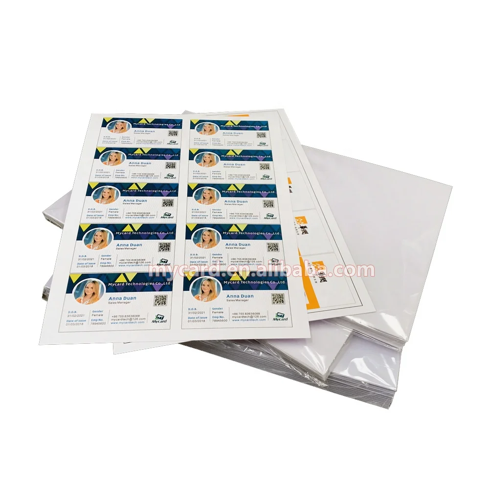 A4 Size 200x300mm Inkjet Printing Dragon PVC Card Sheet for ID Card