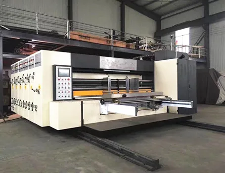 Full automatic corrugated carton box flexo printer slotter die cutter machine