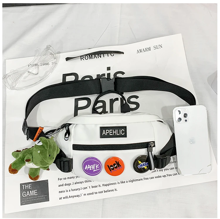 
Wholesalel Crossbody Bag Fashion Canvas Waist Bag Single Shoulder Chest bag 