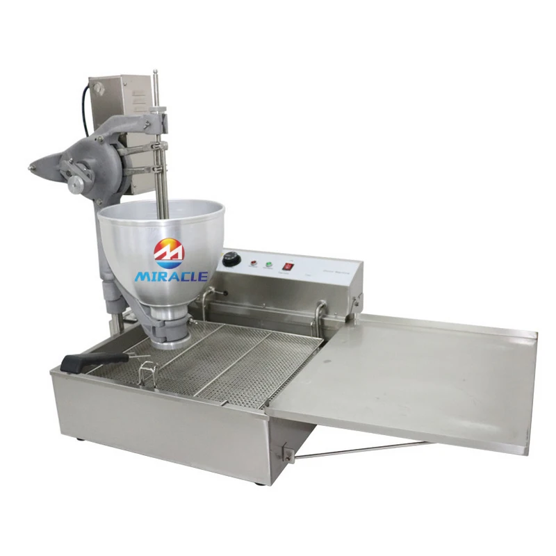 Bakery mini automatic donut doughnut making frying machine