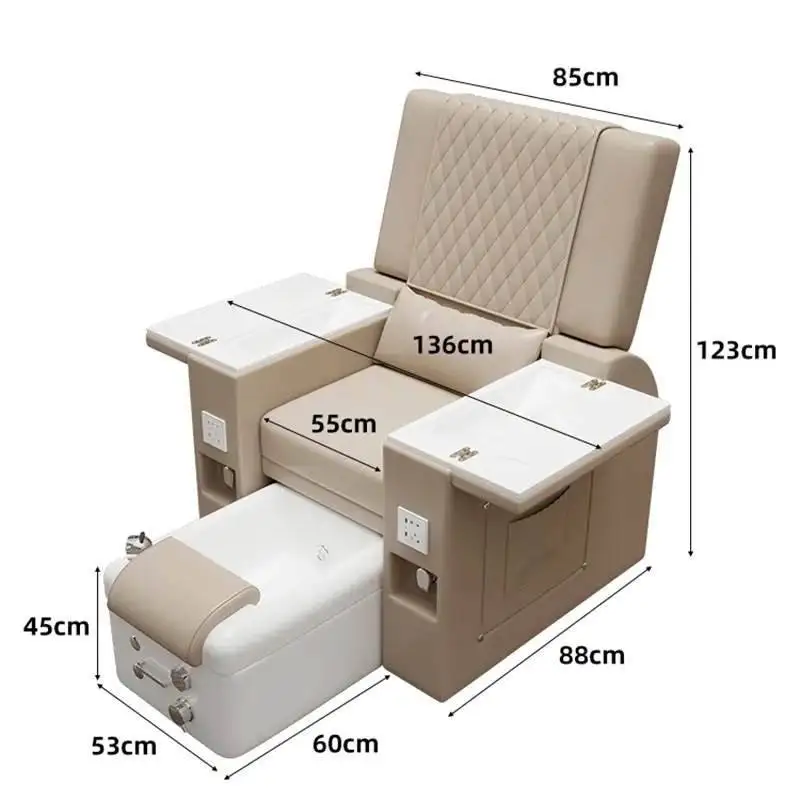 Multi-Function Professional Salon Beauty Furniture Electric Massage Manicure Foot Nail Pedicure Spa Chair For Sale