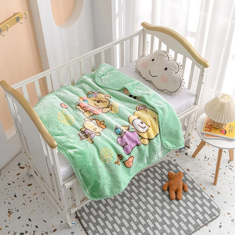 wholesale Super soft baby raschel blanket heavy 1 ply korean mink blankets weighted blankets for kids