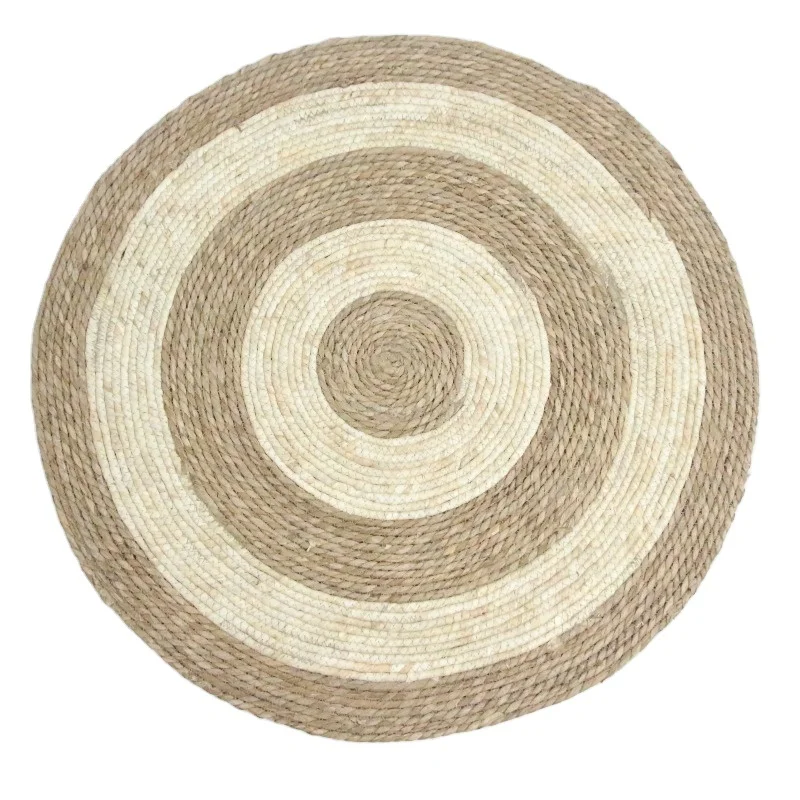 Прямые продажи с фабрики, круглые коврики из морских водорослей, плетеные вручную коврики из морских водорослей, коврики, коврики