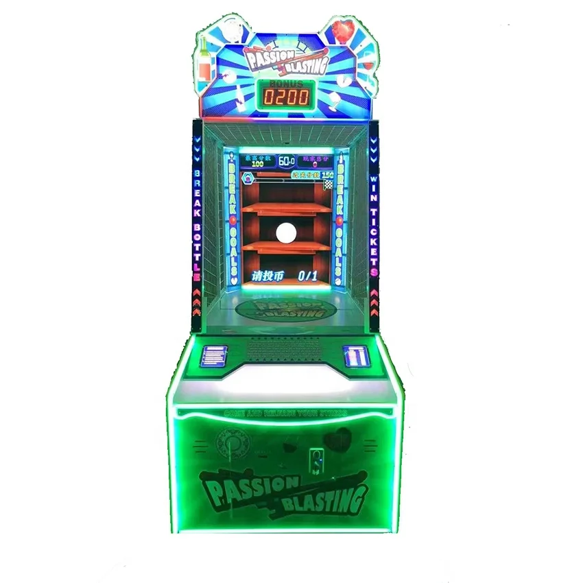 SUNMO arcade video game machine Passion Blasting throwing ball Lottery  ticket redemption machine