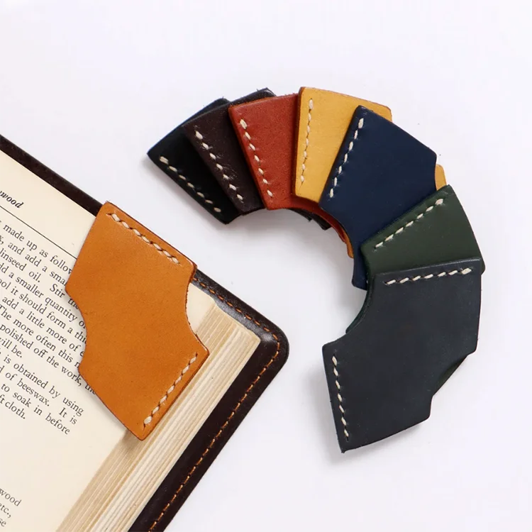 Cute Promotional Gift Bookmark Custom Leather Corner high quality Bookmark