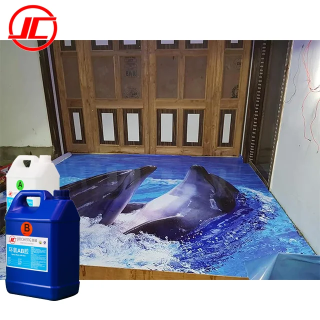 200sq средства ухода за кожей стоп ab Клей 3:1 отвердитель эпоксидных 3d картина покрытия настила для дома Коммерческая офисные