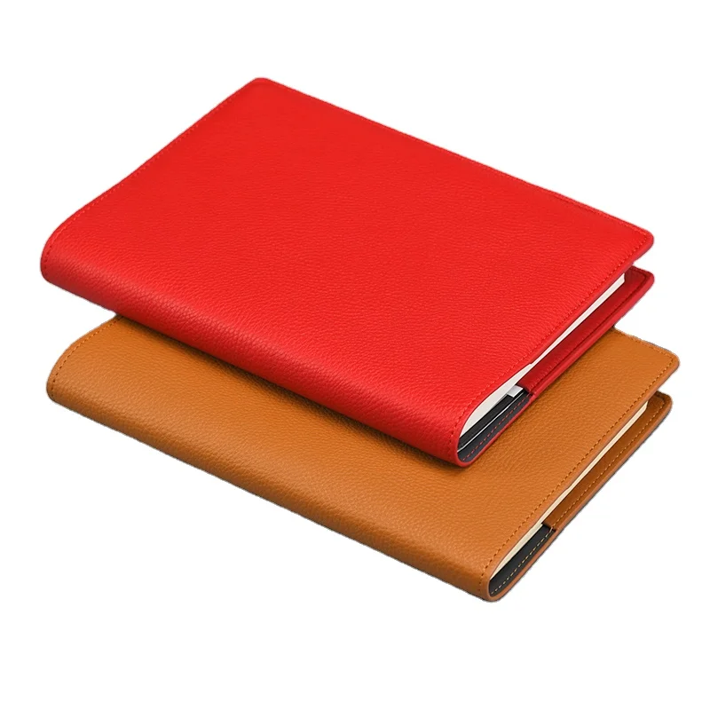 Custom Logo Diary Soft Pu Leather Notebook Cover Book Cover