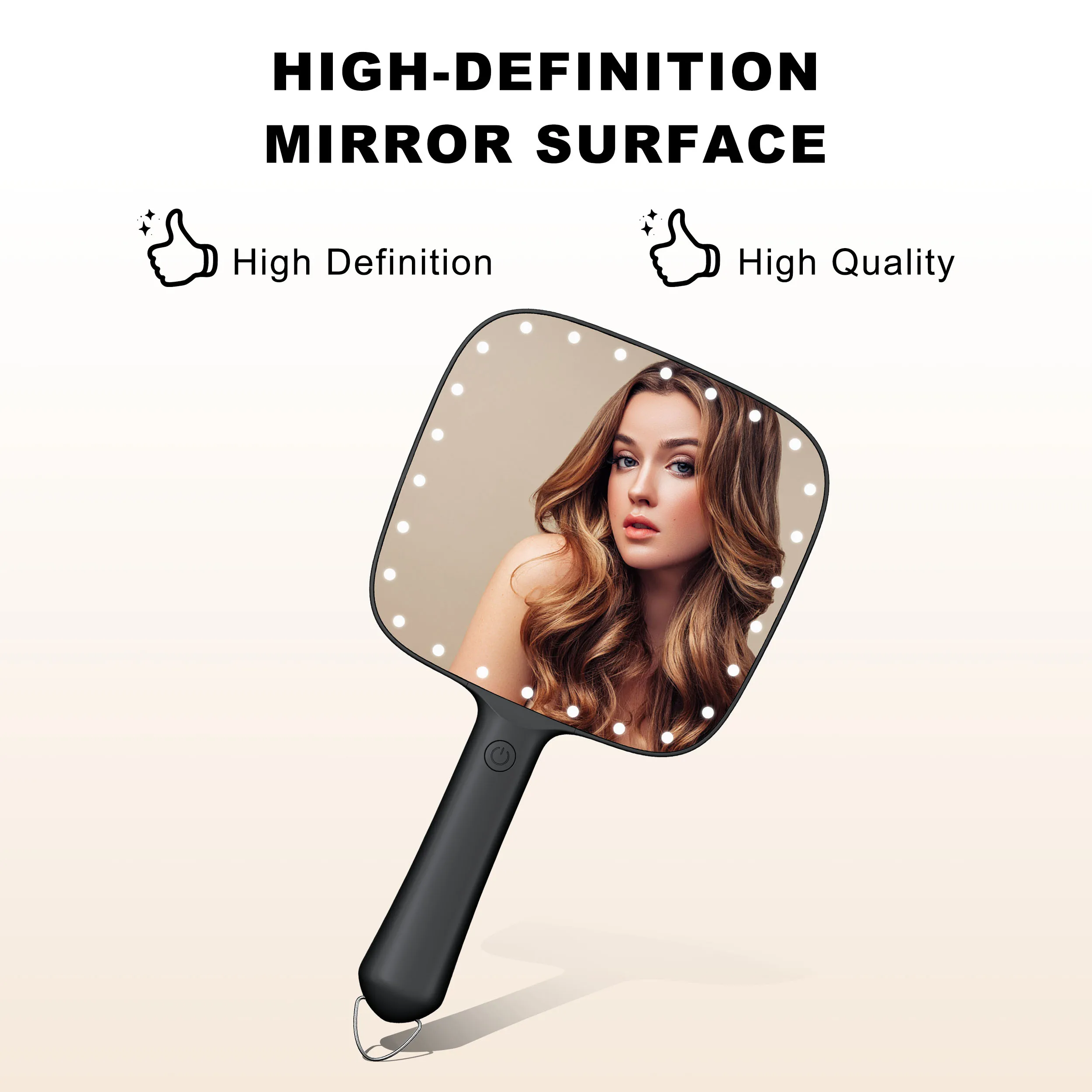 Косметическое зеркало для макияжа с подсветкой