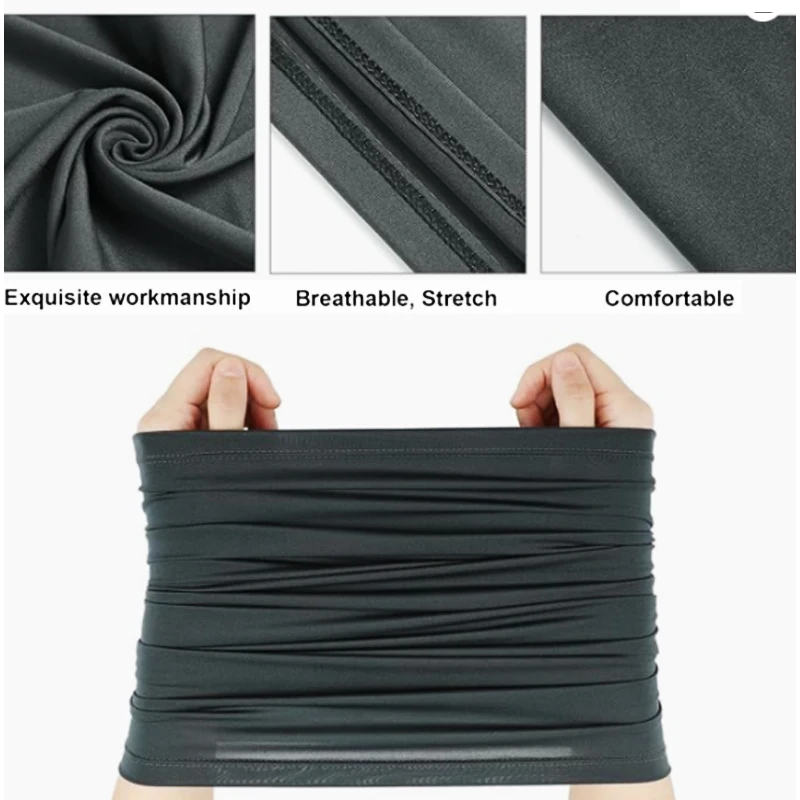 Milk silk fabric Sports UPF 50 Running Sun Mask Camo bandana Neck Gaiter neck tube custom Face Coverings for Men Women