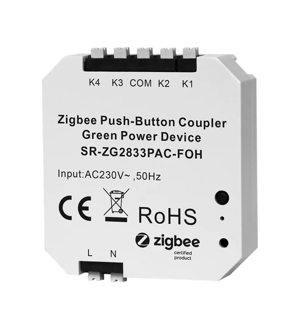 Уникальный кнопочный соединитель Zigbee версии C4 PBC