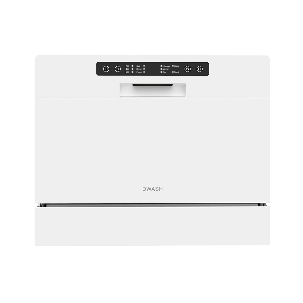 Портативная Рабочая посудомоечная машина, 5 программиров, высокая температура, 6 мест, посудомоечные машины для домашней кухни