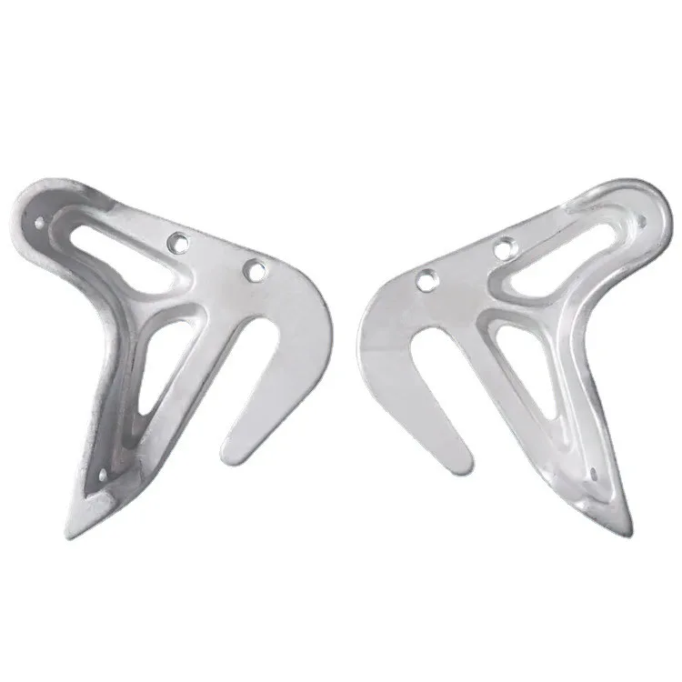 CNC machining and forging of aluminum alloy parts, metal forging of mountain bike front fork and claw can be customized