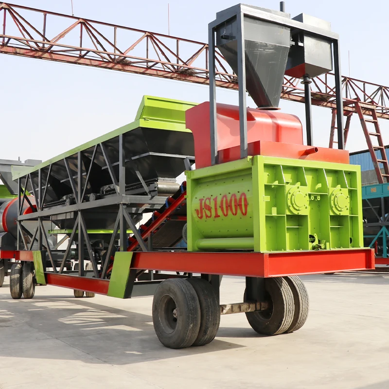 50m3/h Concrete Plant Mobile 50m3h Cement Mini Concrete Batching Plant Equipment for Sale