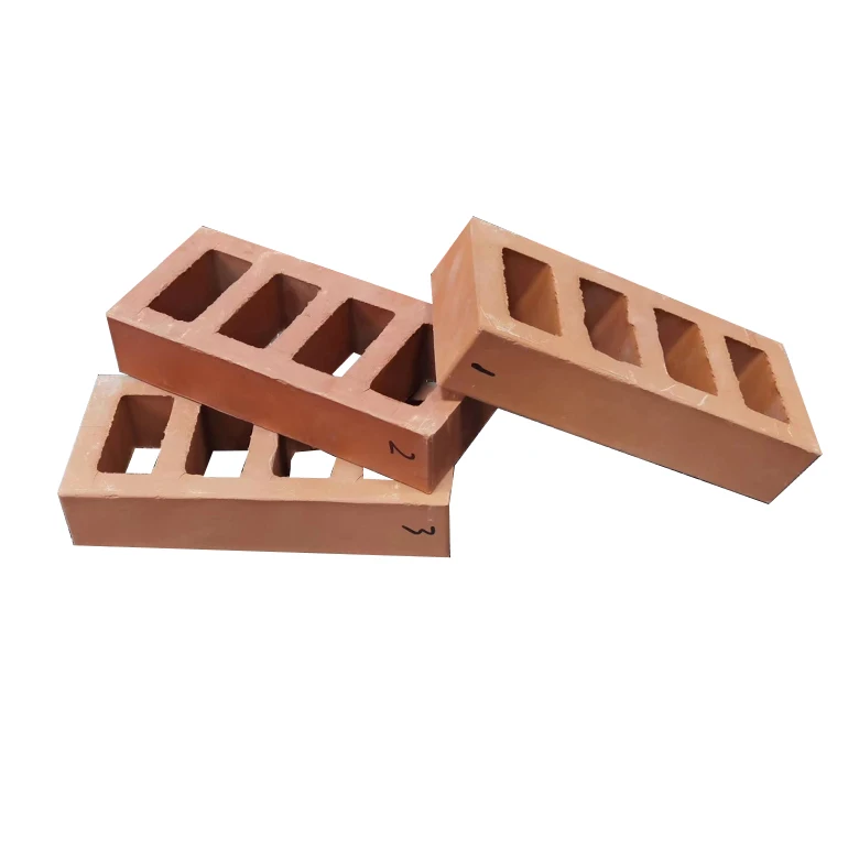 New Zealand masonry hollow red brick outdoor thin brick effect wall nature clay 3D brick wall