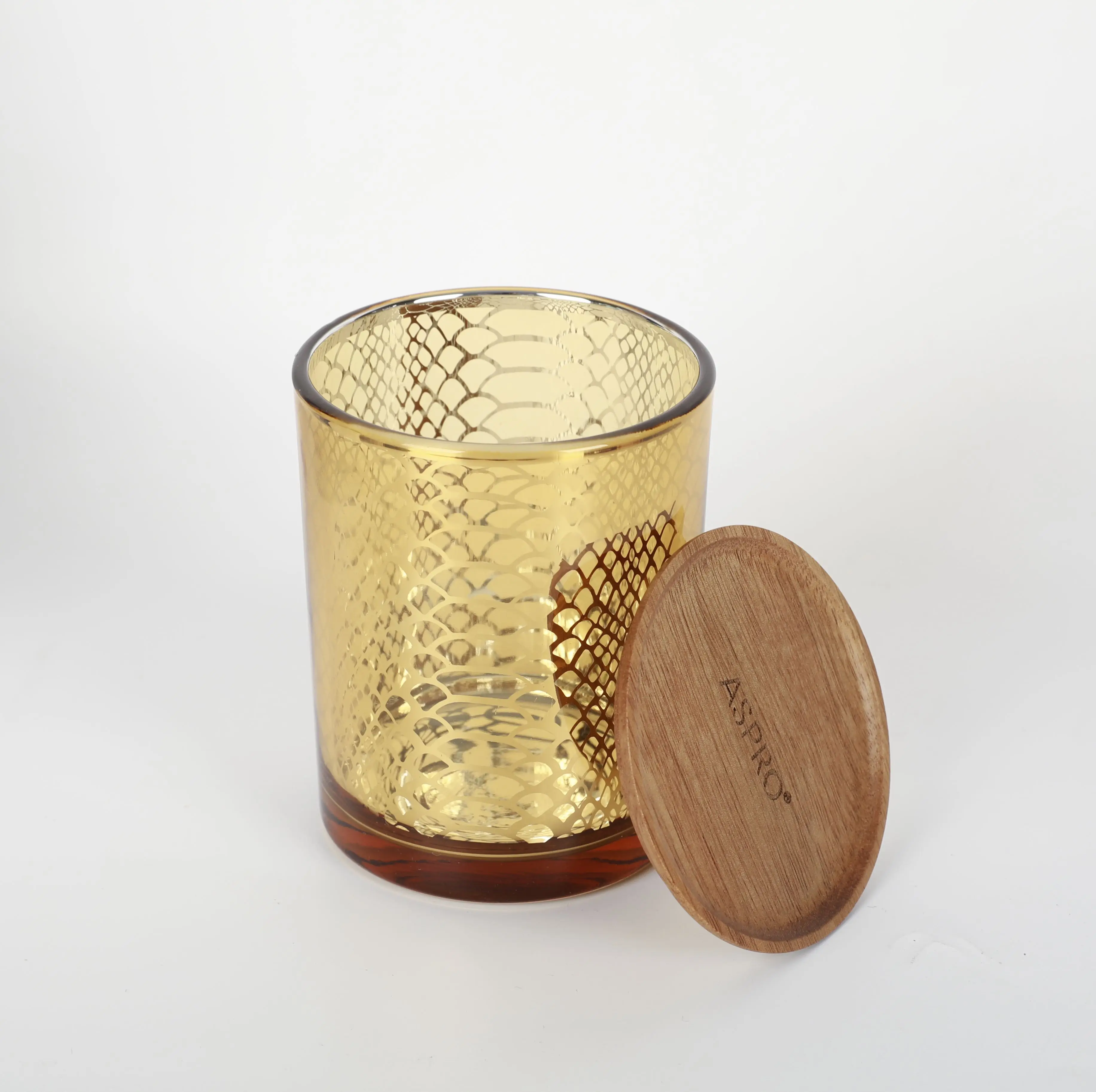 Custom Engraving Logo Smooth Touch Feel Wood Lid For Beer Can Glass Storage Camdle Jar Wood Lid