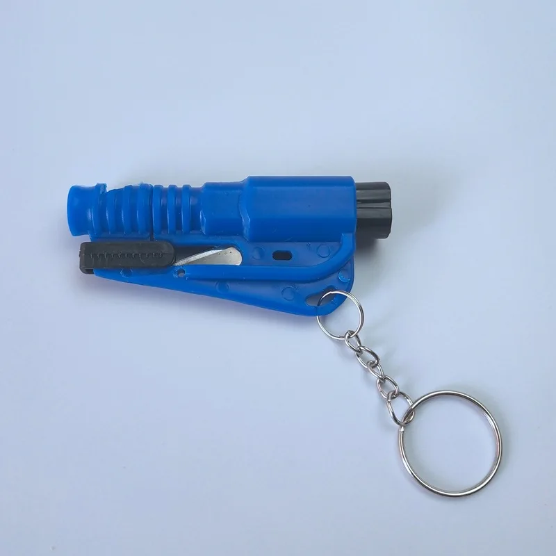 
Emergency glass break hammer window punch self defense keychain 