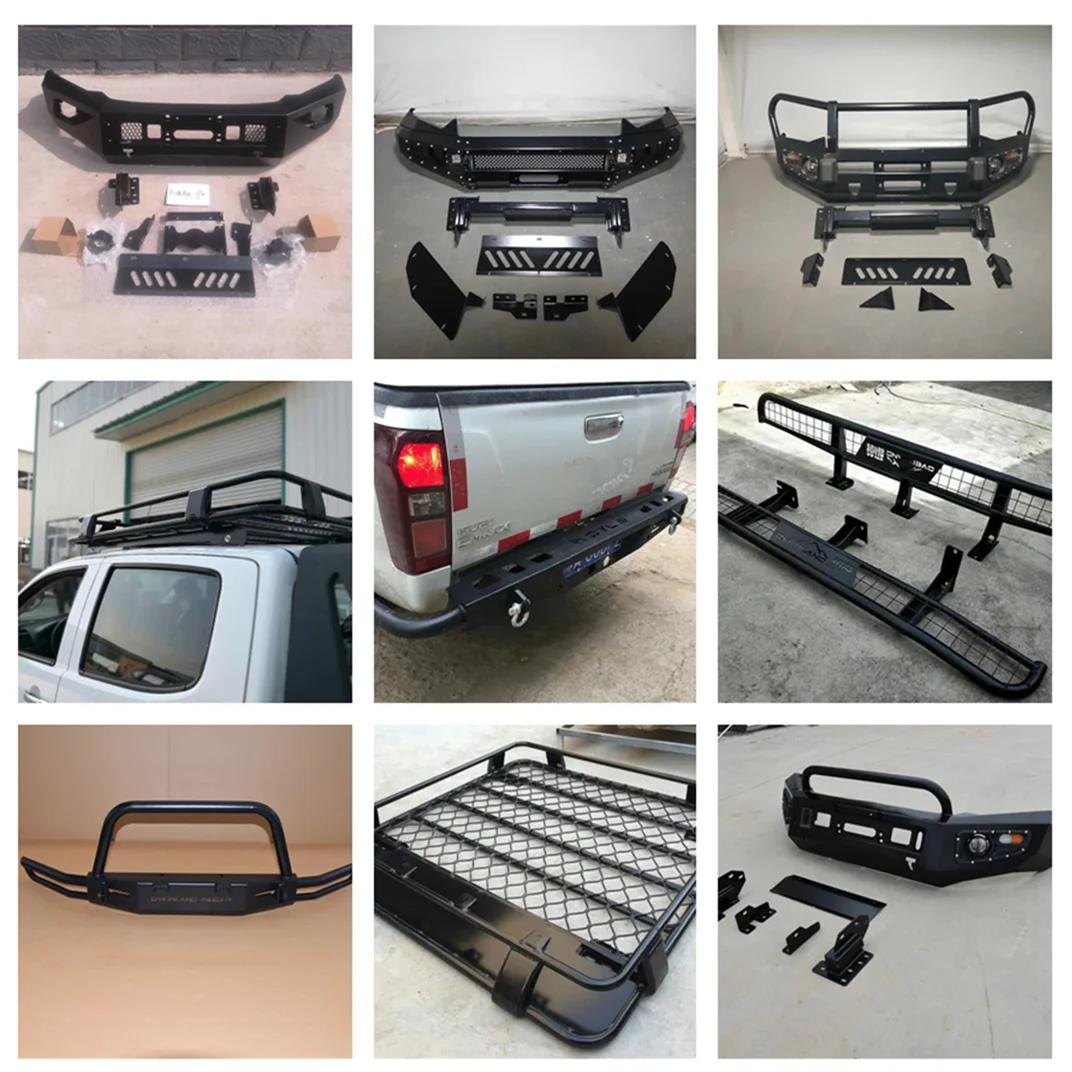 MUSUHA Front Bumper For ISUZU D-MAX 2021 2022 Upgrade part
