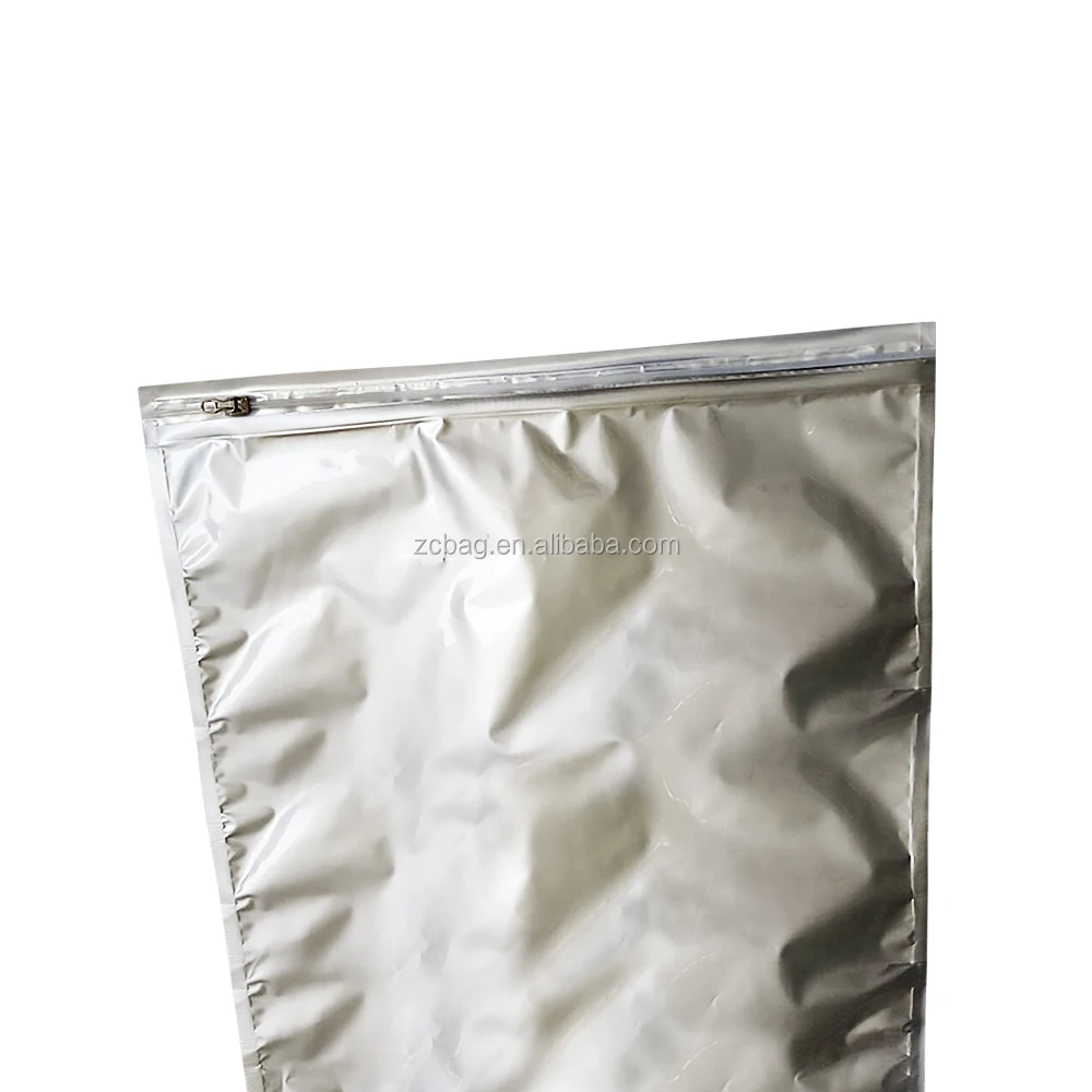 Two 2 Side Seal Gusset Zip Lock Mylar Aluminium Foil Pet Al Pe Metalized Moistureproof Reflex Flexo Gravure Digital Printing Bag